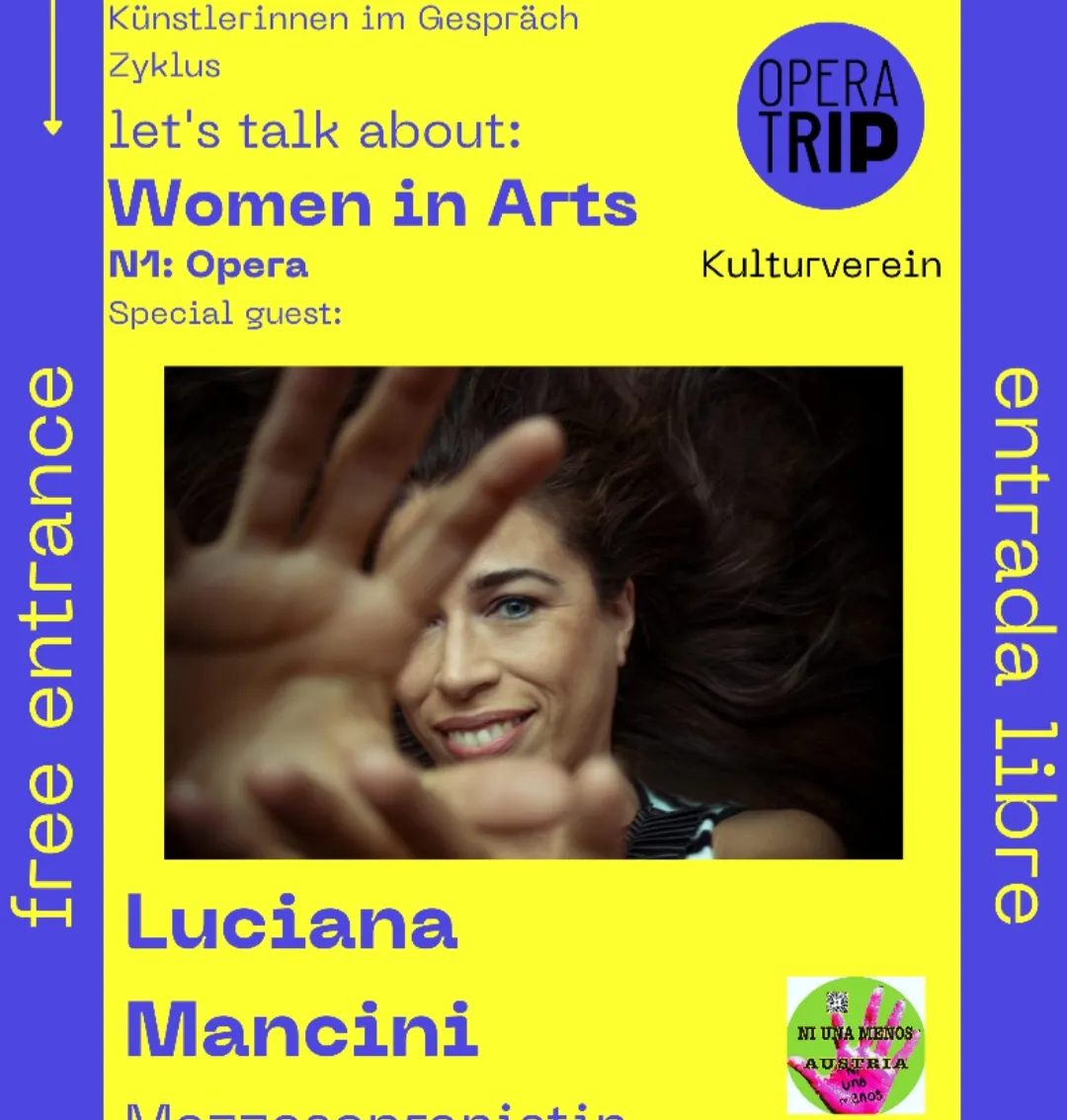 Women Artists Open Talk Cycle / Host & Moderation. Star Guest: Luciana Mancini